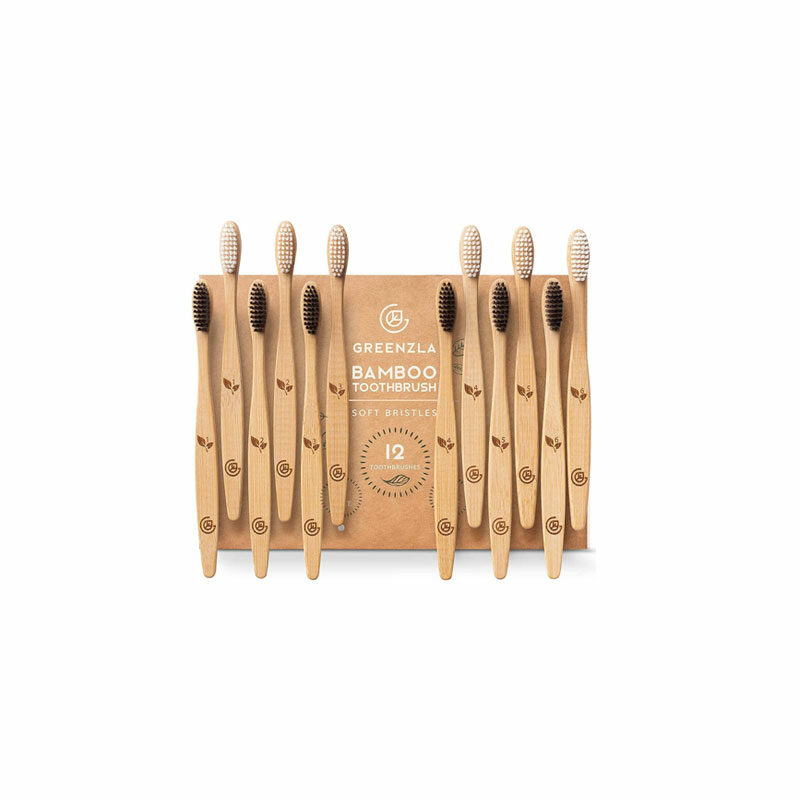 GREENZLA Bamboo Toothbrushes