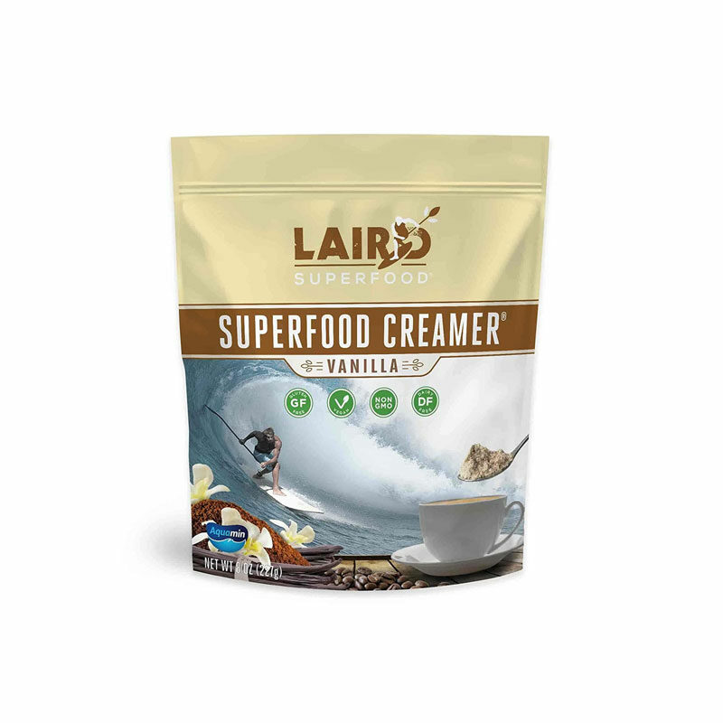 Laird Superfood Non-Dairy Original Superfood Vanilla Coconut Powder Coffee Creamer