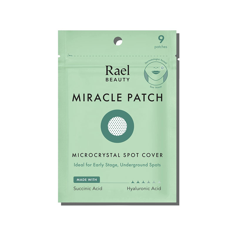 Rael Miracle Microcrystal Spot Cover Hydrocolloid, Acne Pimple Spot Patches with Tea Tree Oil